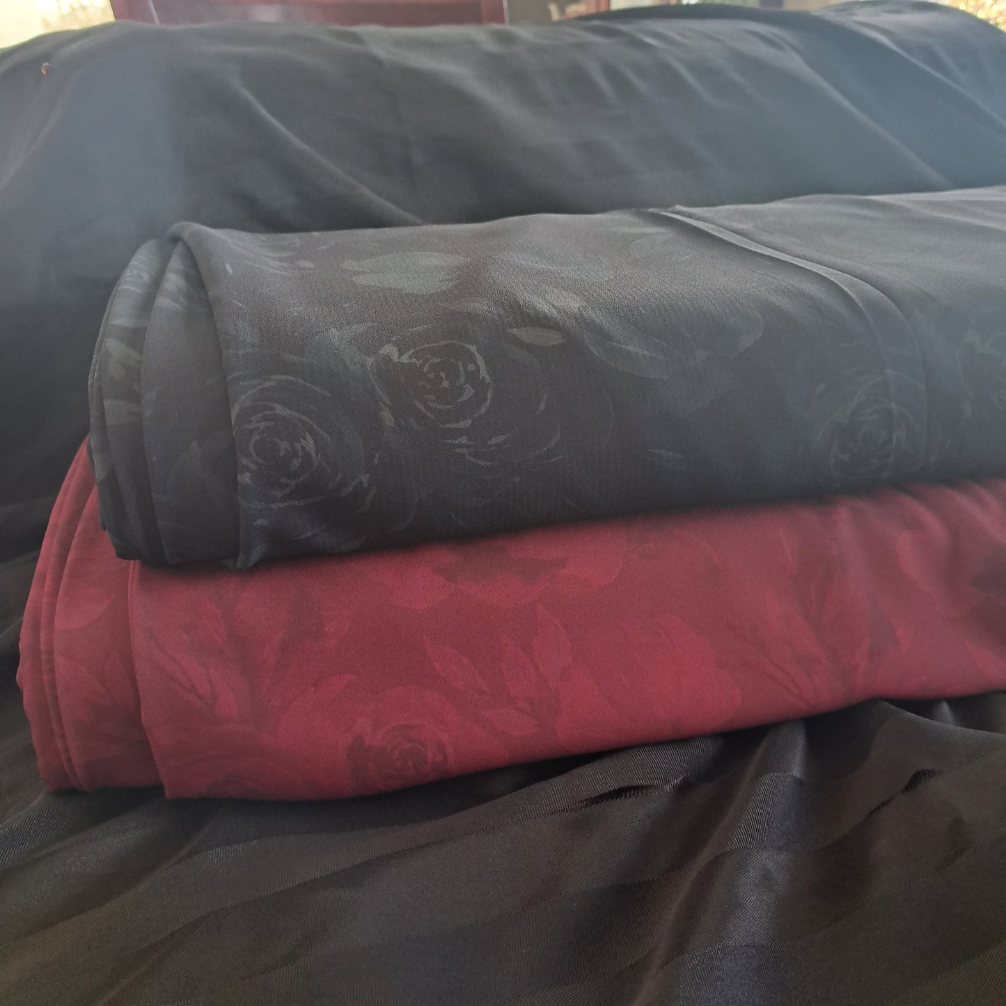 "Cecilia" Moss Crepe, SOLD BY HALF METERS