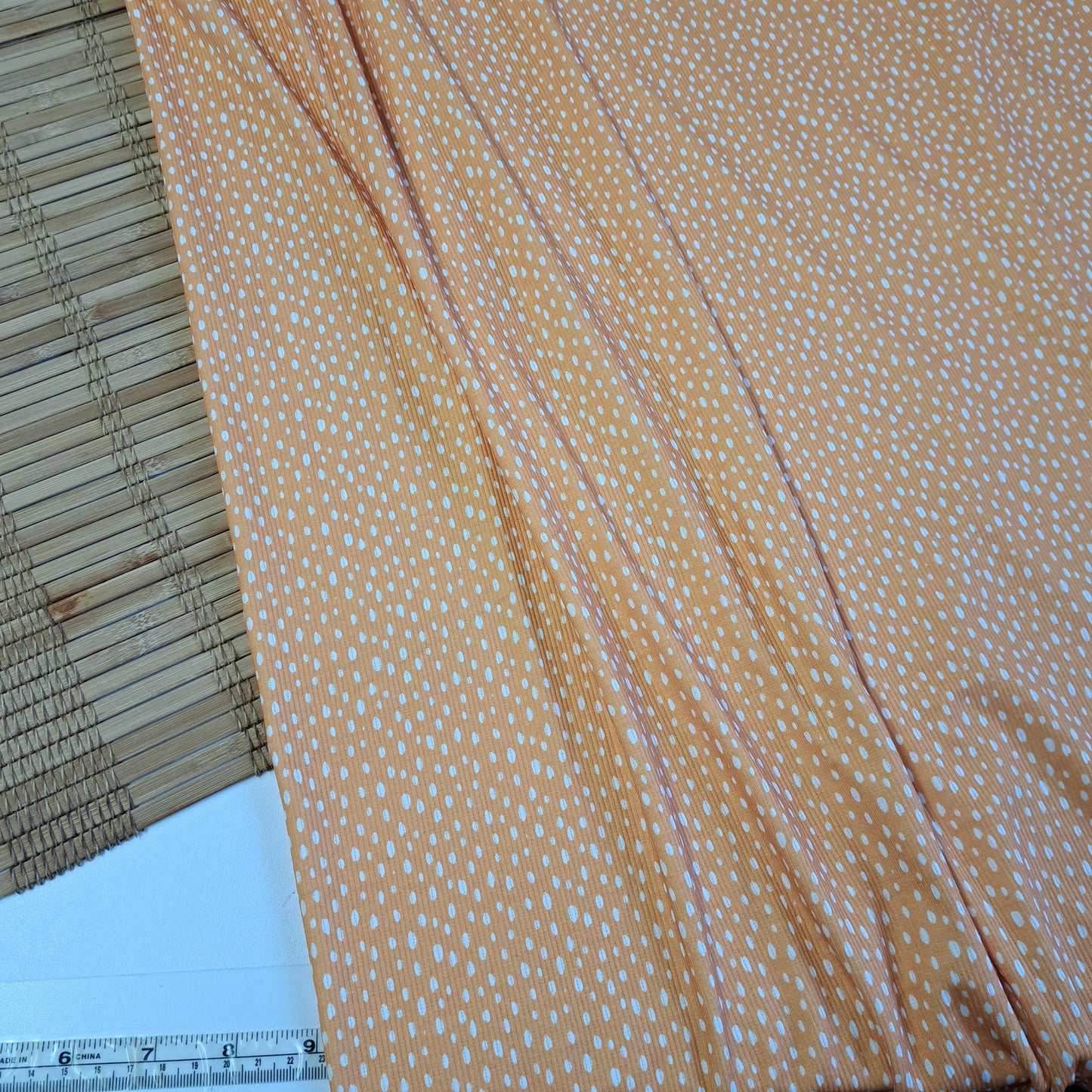 "Vivian", Brushed Poly Rib Knit, SOLD BY HALF METERS