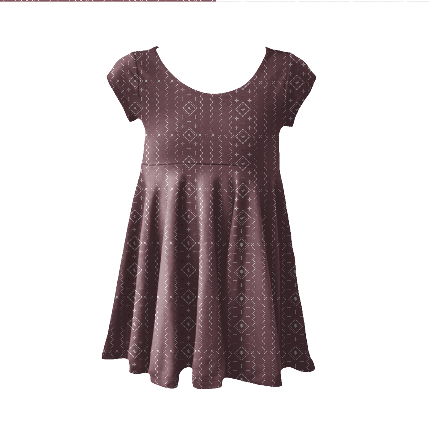 Darla in vintage rose, SOLD BY HALF METERS