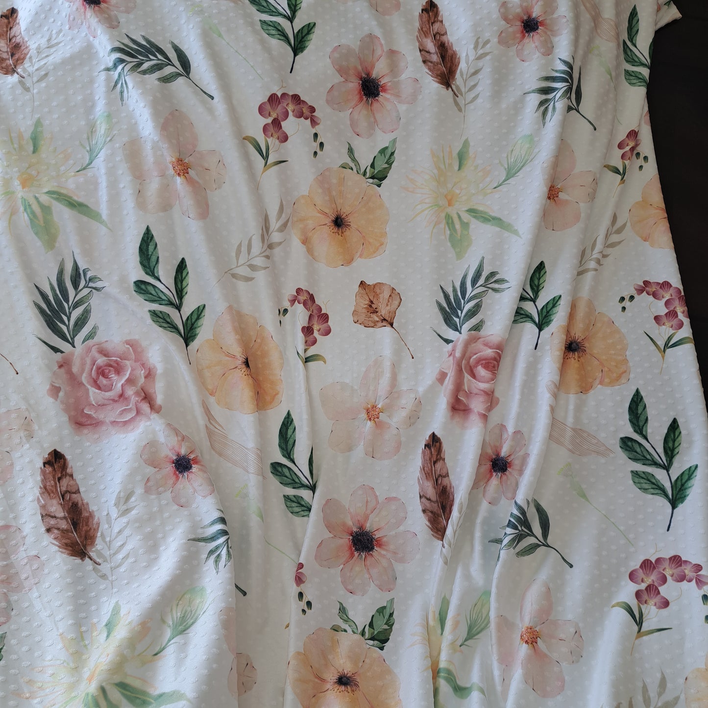 Hallie, Polyester Knit Swiss Dot, SOLD BY HALF METERS