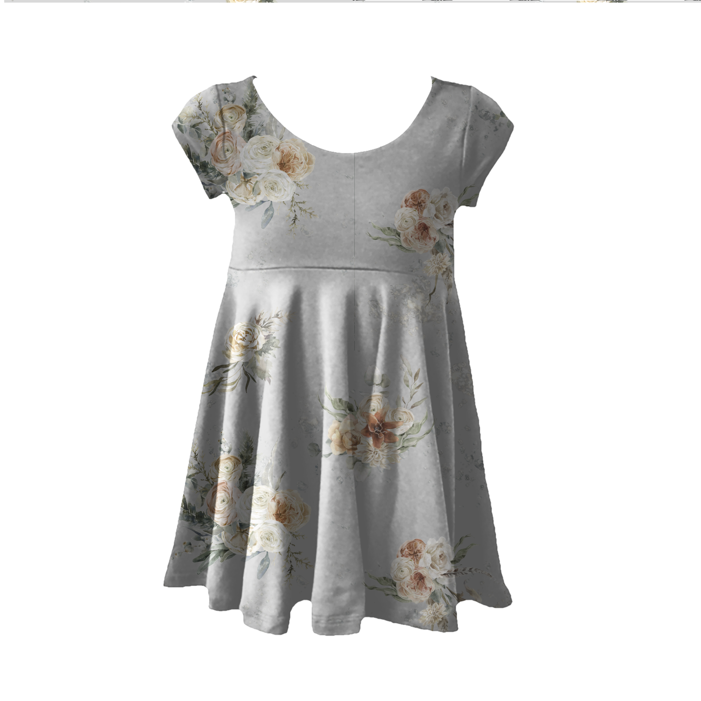 Danna in smoke grey, SOLD BY HALF METERS