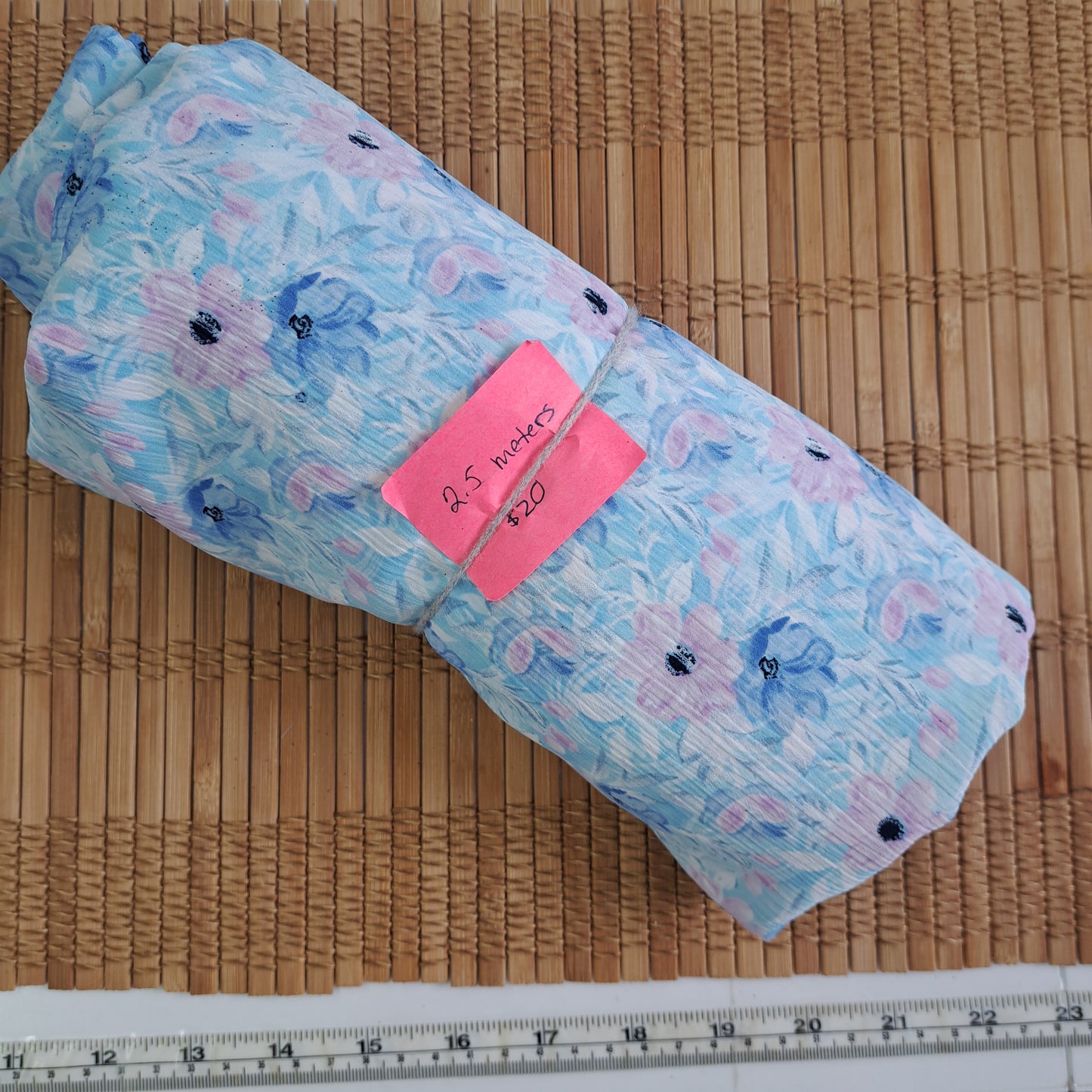 100% Polyester, 2.5 meters