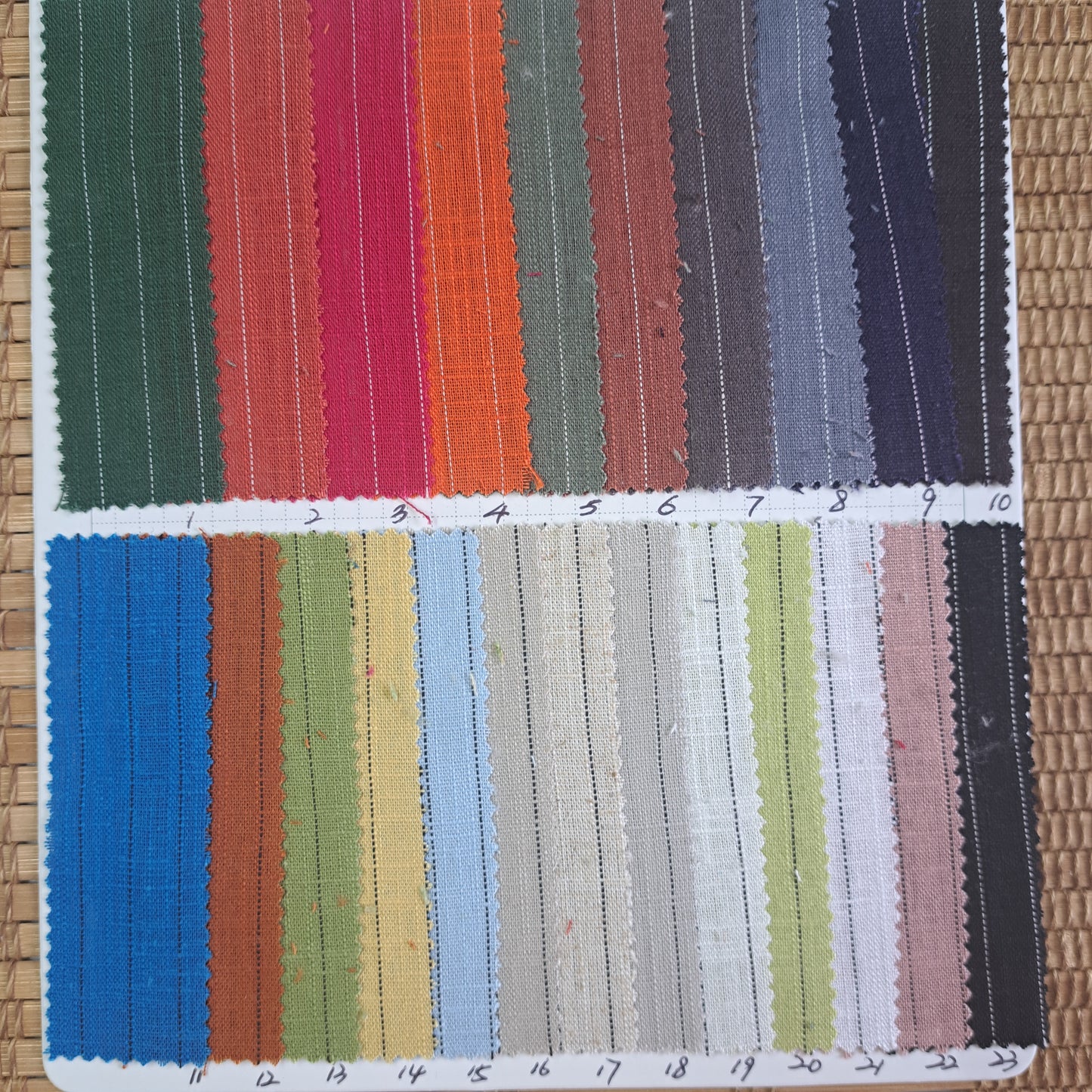 30% linen, 70% viscose, 165 gsm