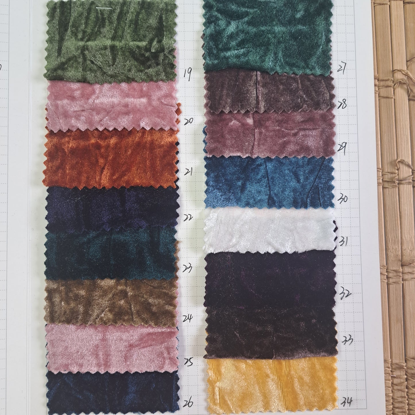 Crushed Velvet, 96%P, 4%SP