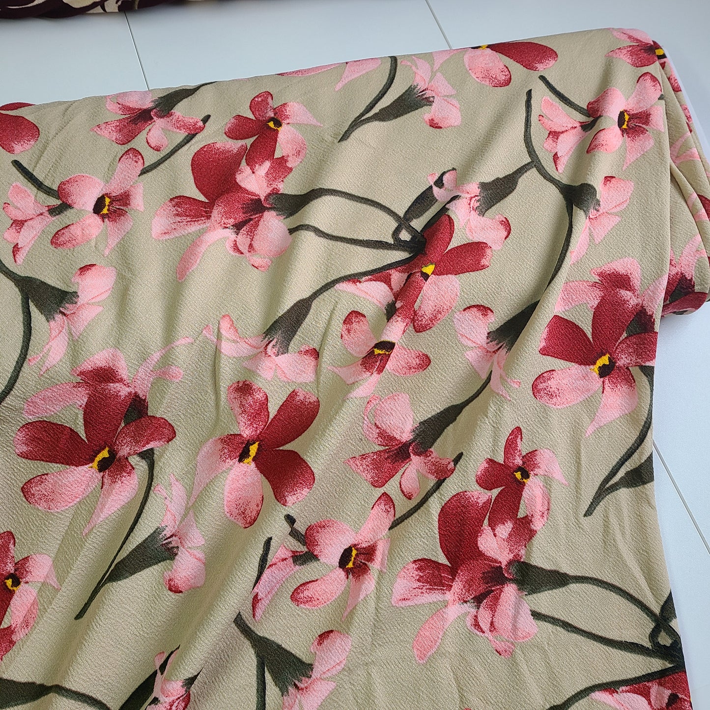 Liverpool, Floral, SOLD BY HALF METERS