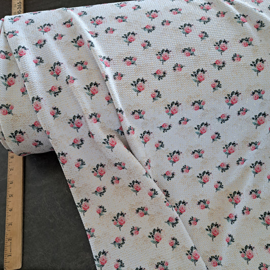 Rosaline Sparkle, Bullet Knit, SOLD BY HALF METERS