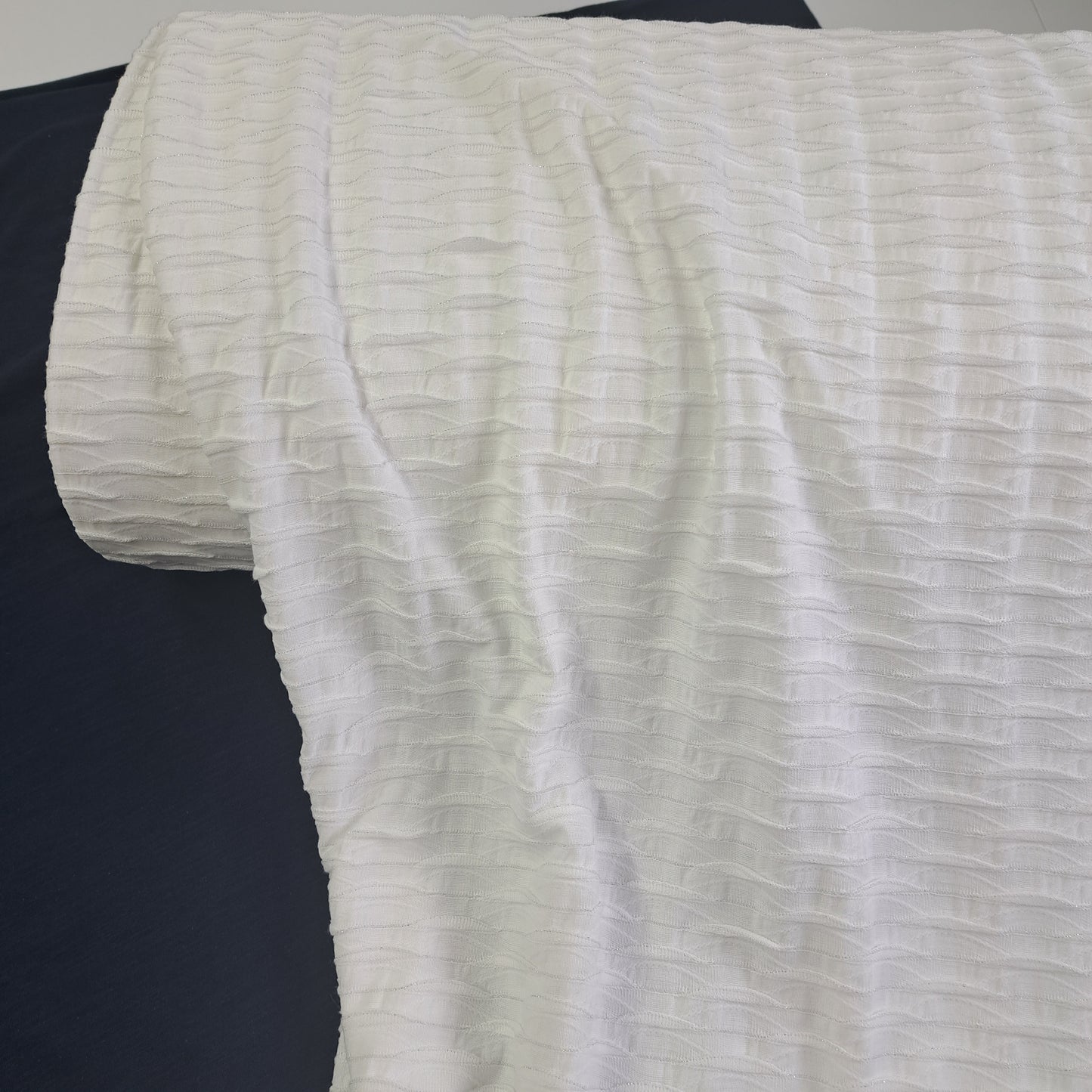 Jacquard wave knit, SOLD BY HALF METERS