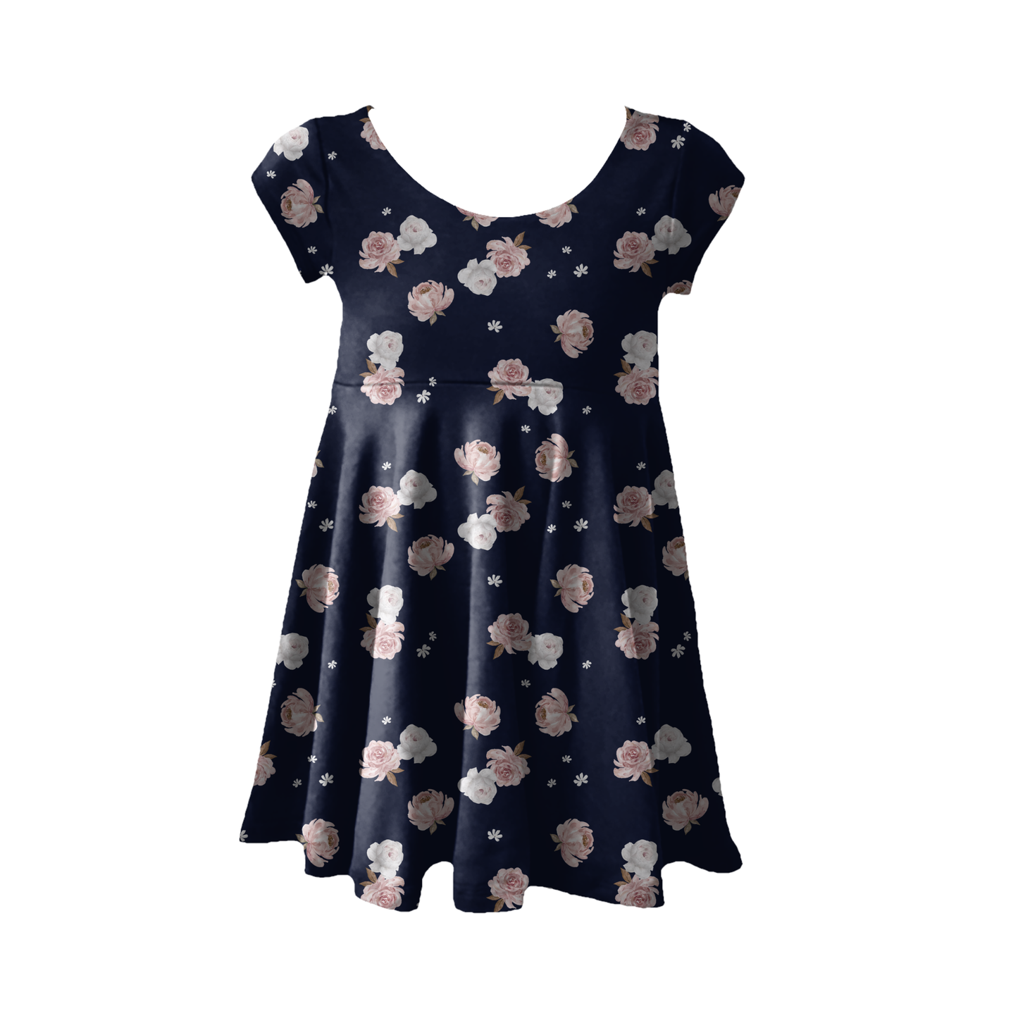 Addie in navy, SOLD BY HALF METERS