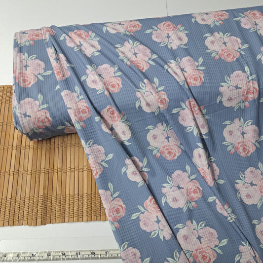 Jewell, 2x4 Unbrushed Rib Knit, SOLD BY HALF METERS