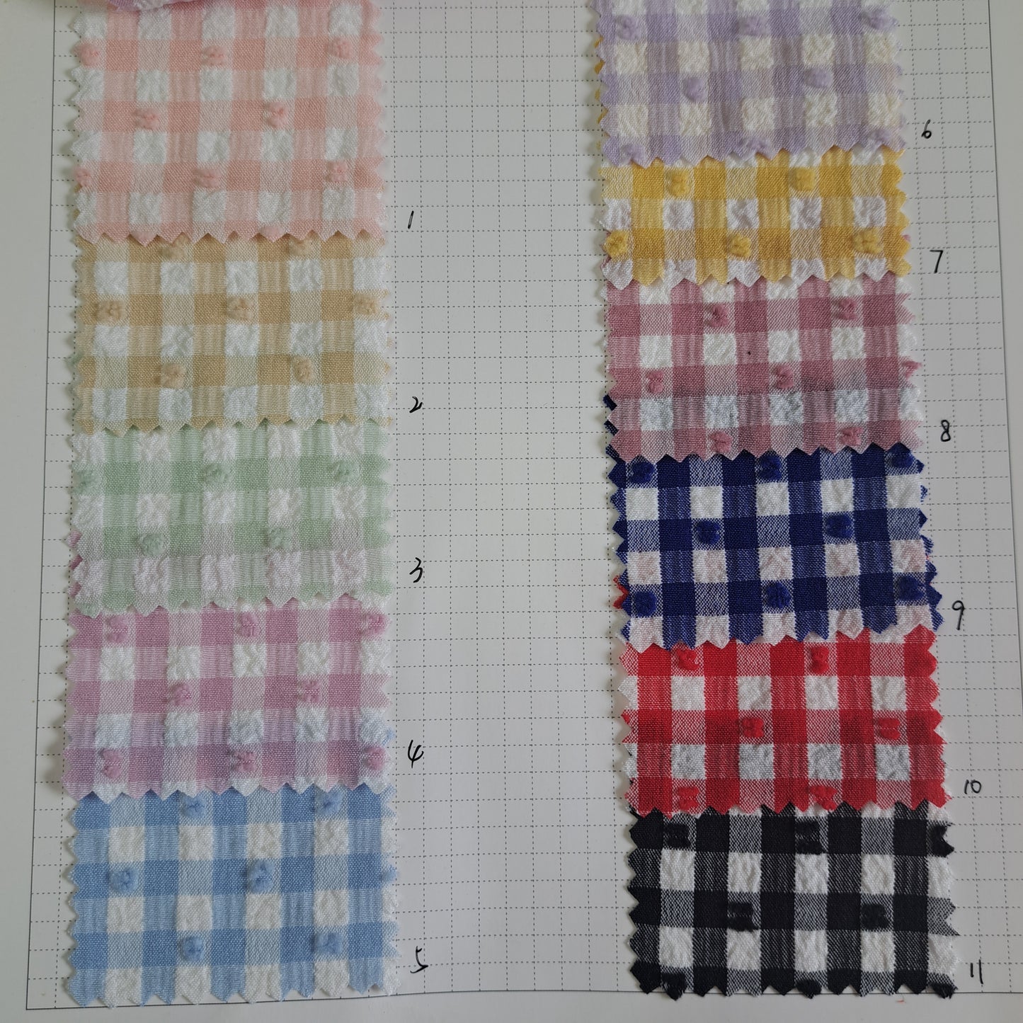 Gingham Swiss Dot, 98%P, 2%SP