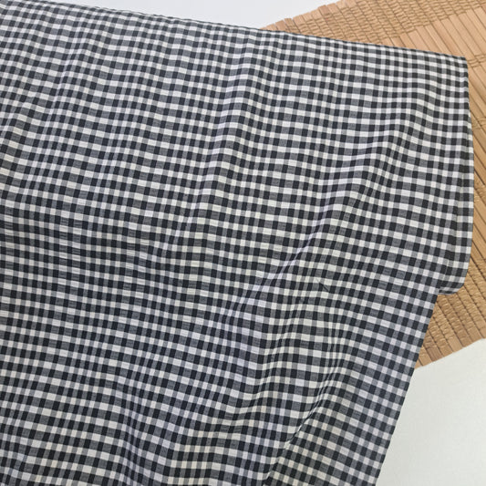Black Gingham, SOLD BY HALF METERS