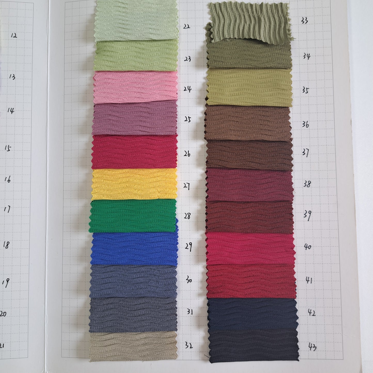 Wave Textured, 100% Polyester