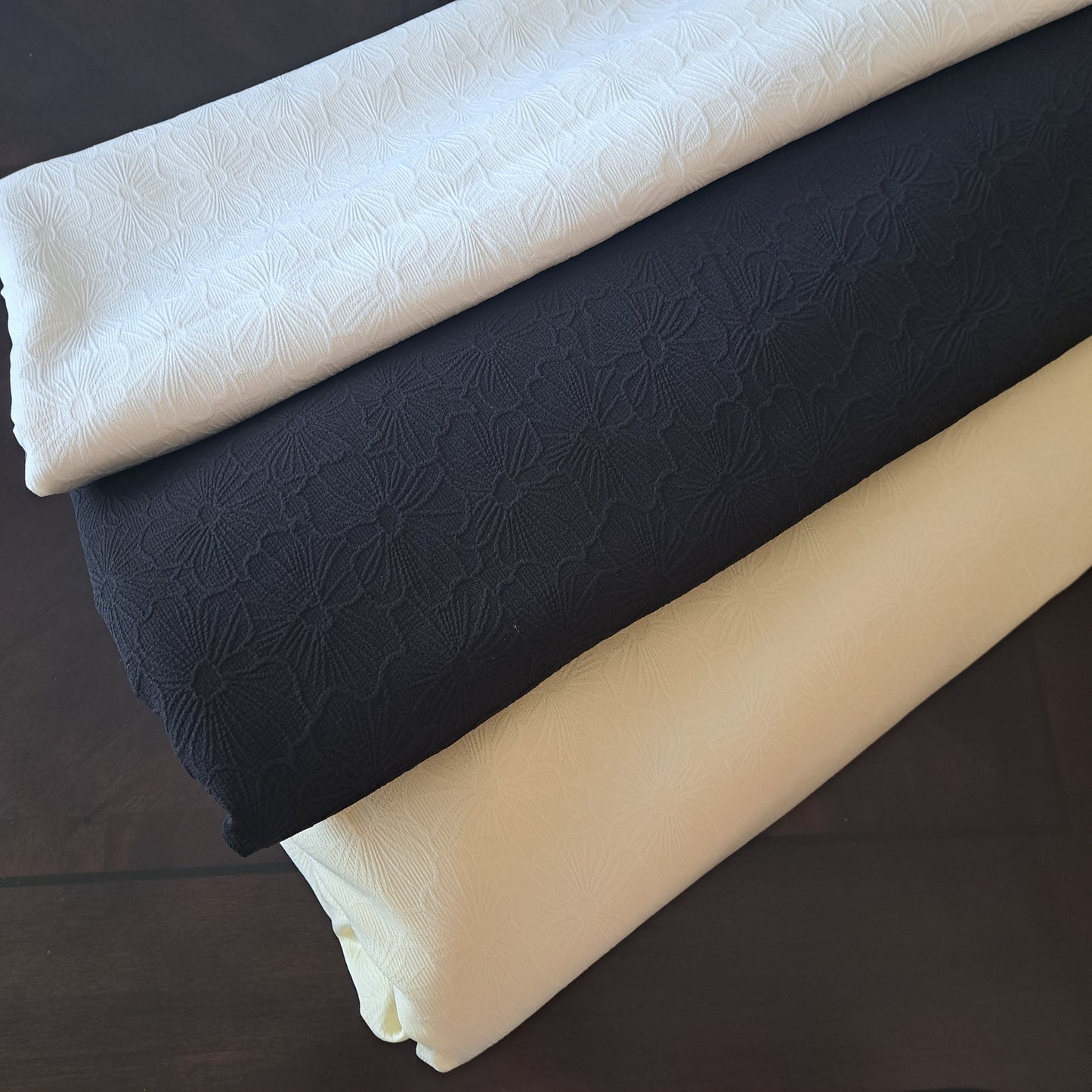 Textured Soft Polyester, SOLD BY HALF METERS