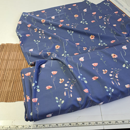 Alana, 98% Polyester, Linen-look, SOLD BY HALF METERS