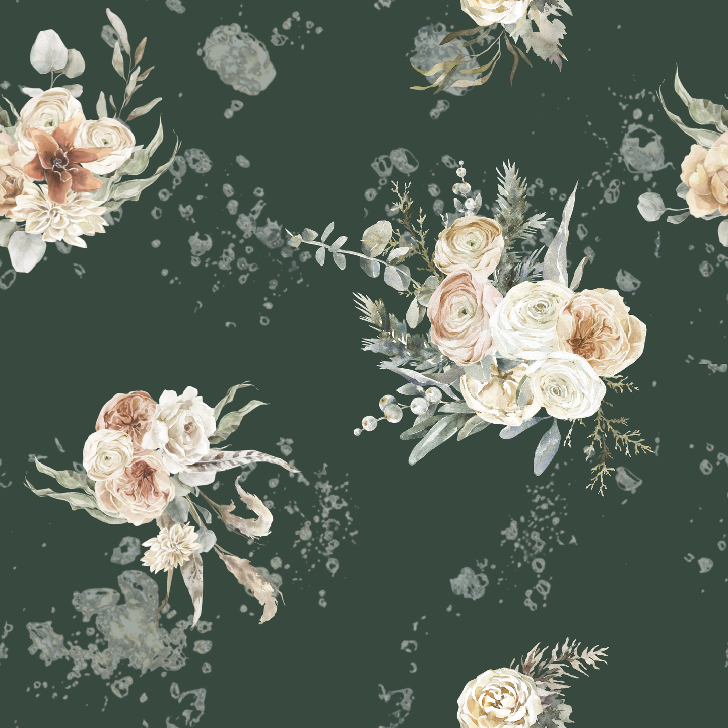 Danna in Christmas green, SOLD BY HALF METERS