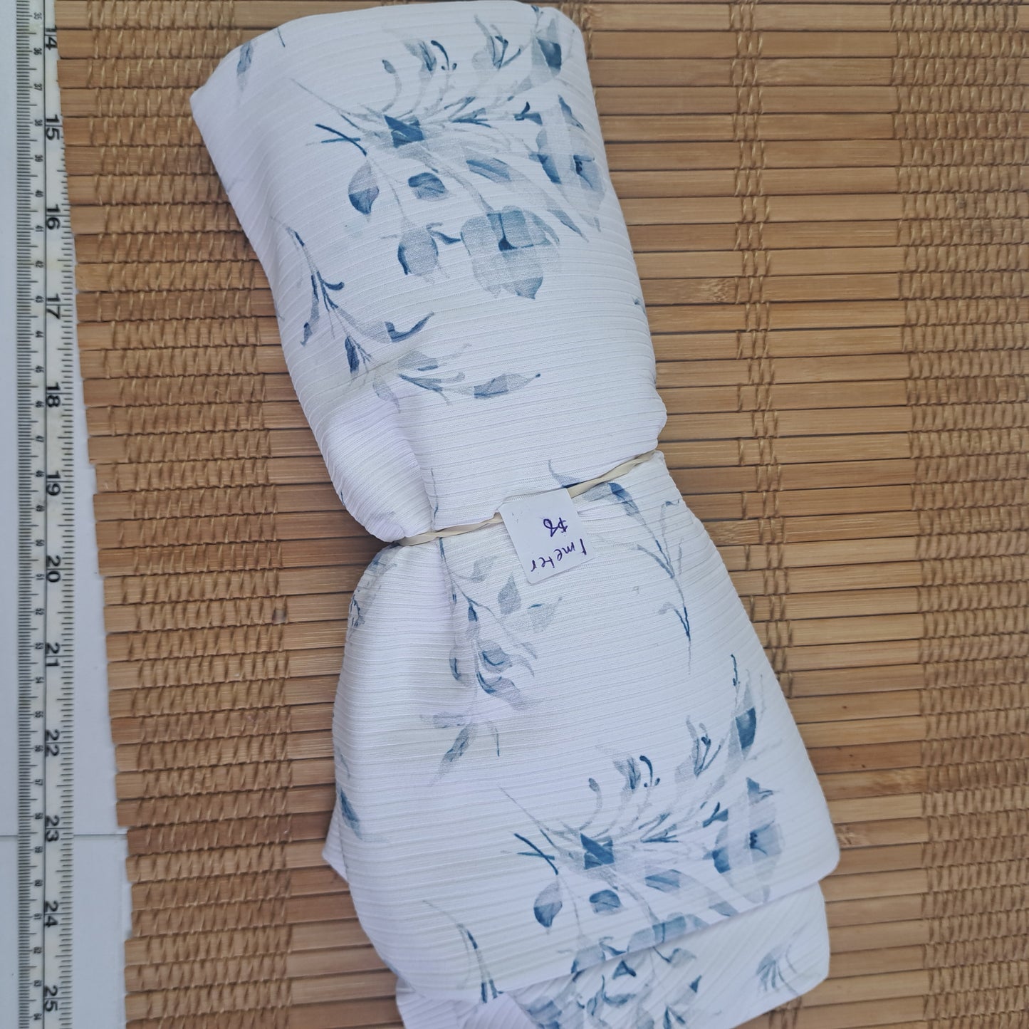 Unbrushed rib knit, 1 meter