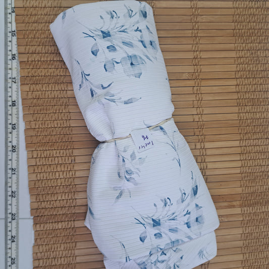 Unbrushed rib knit, 1 meter