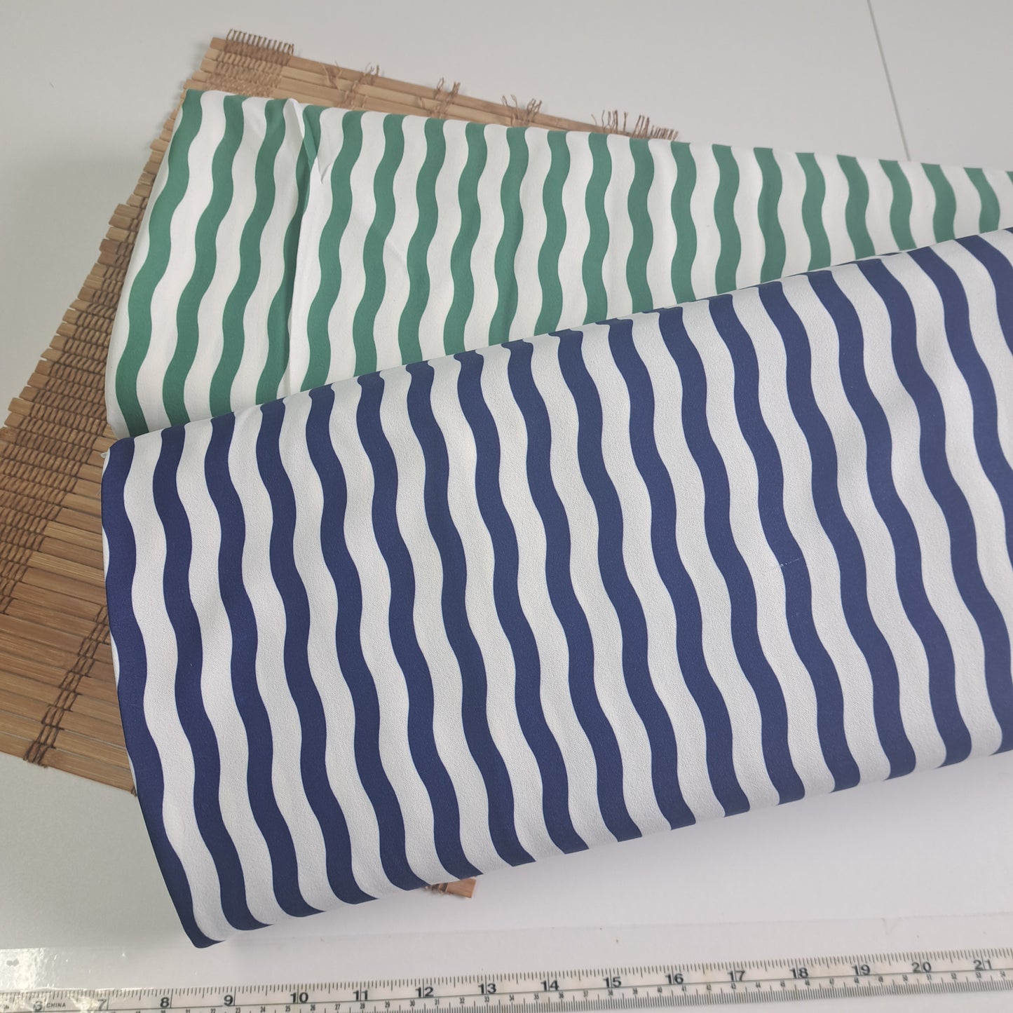 Stripes, CEY polyester, SOLD BY HALF METERS