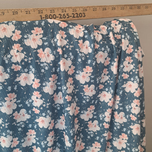 Brushed rib knit, SOLD BY HALF METERS