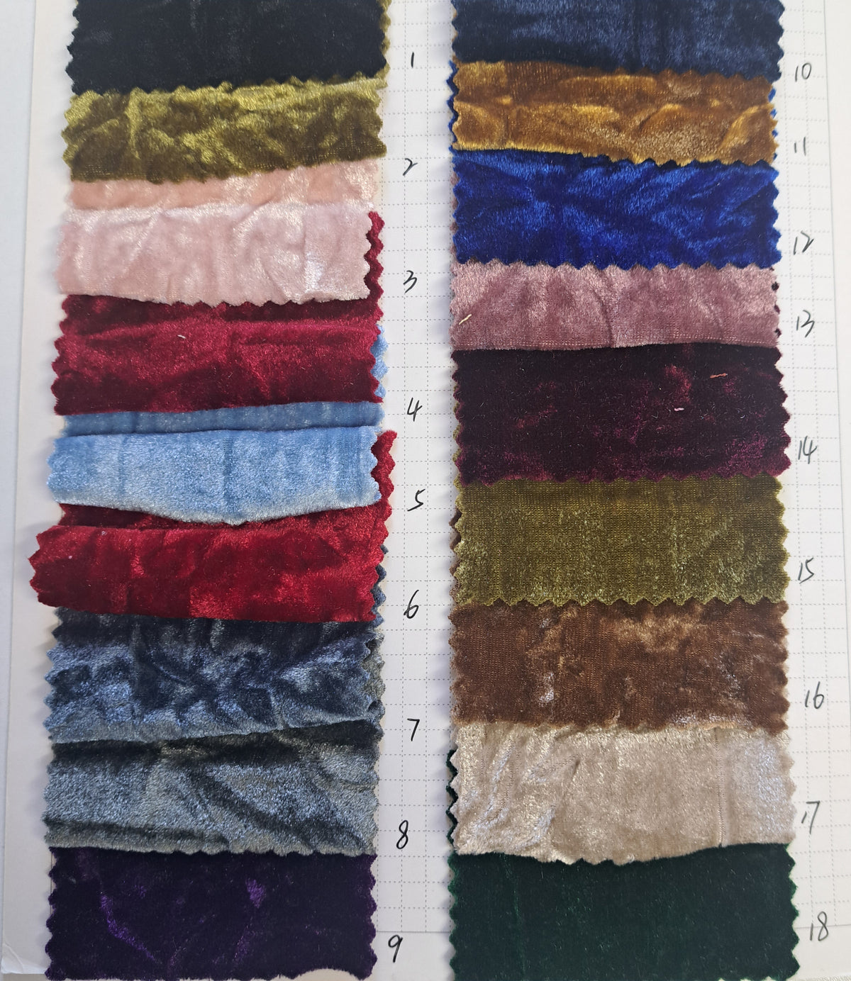 Crushed velvet