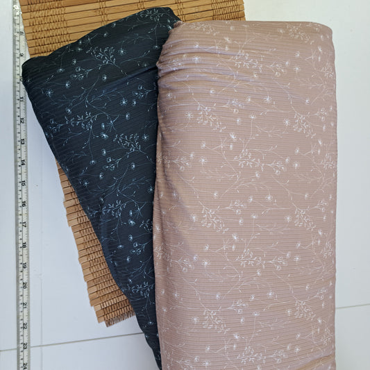 "Celeste", Brushed rib knit, SOLD BY HALF METERS