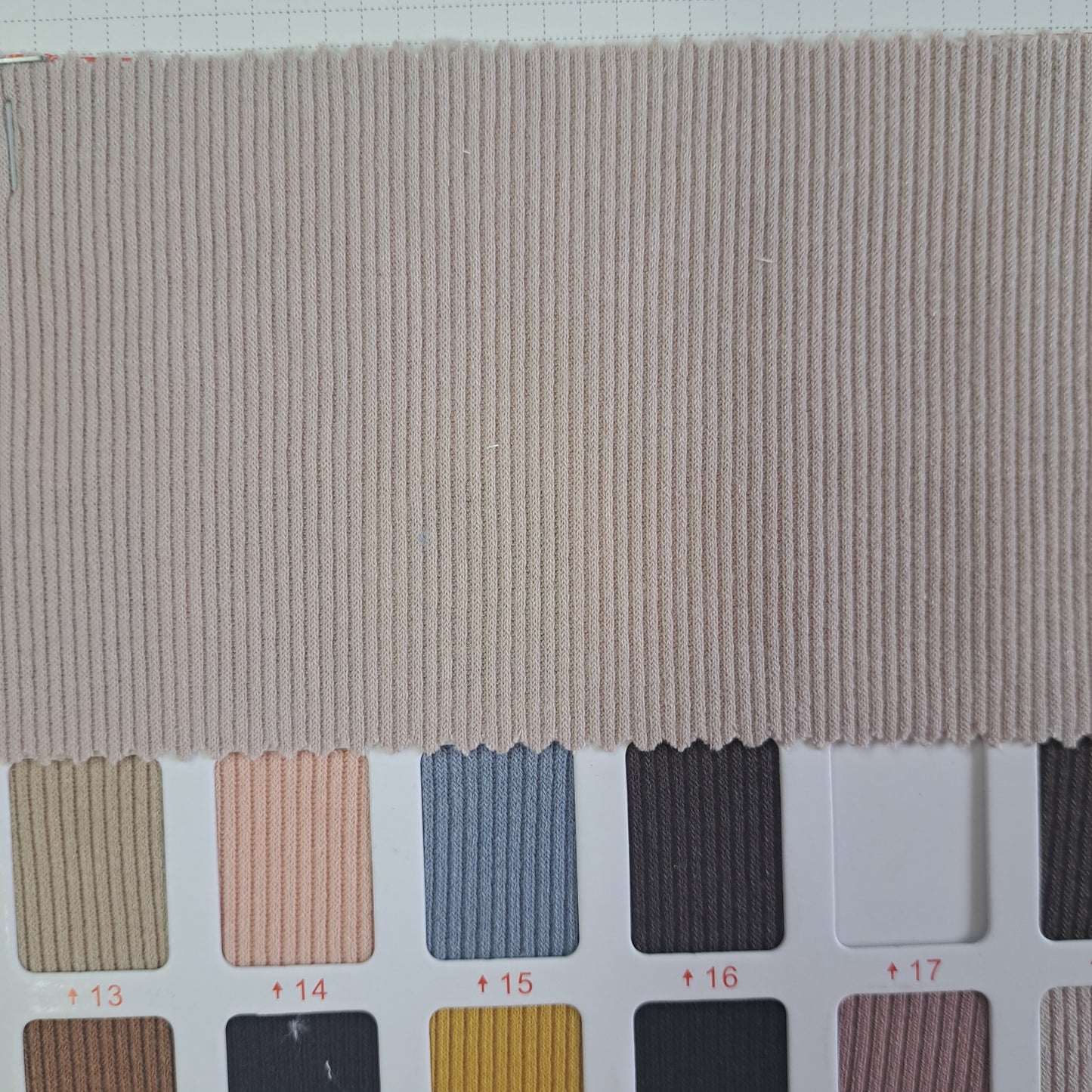 Soft rib knit, 95%P, 5%SP