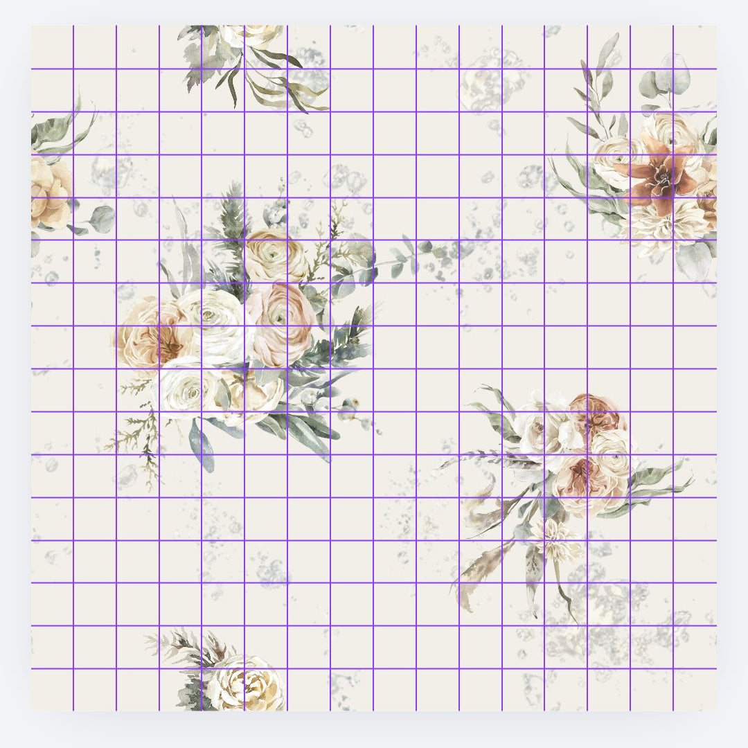 Danna in cream, SOLD BY HALF METERS