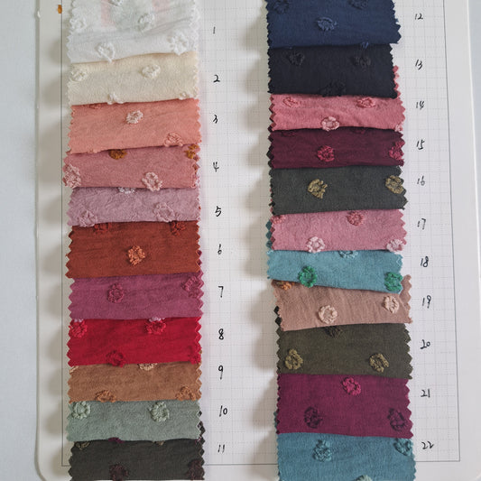 Round Swiss Dot, 100% Polyester