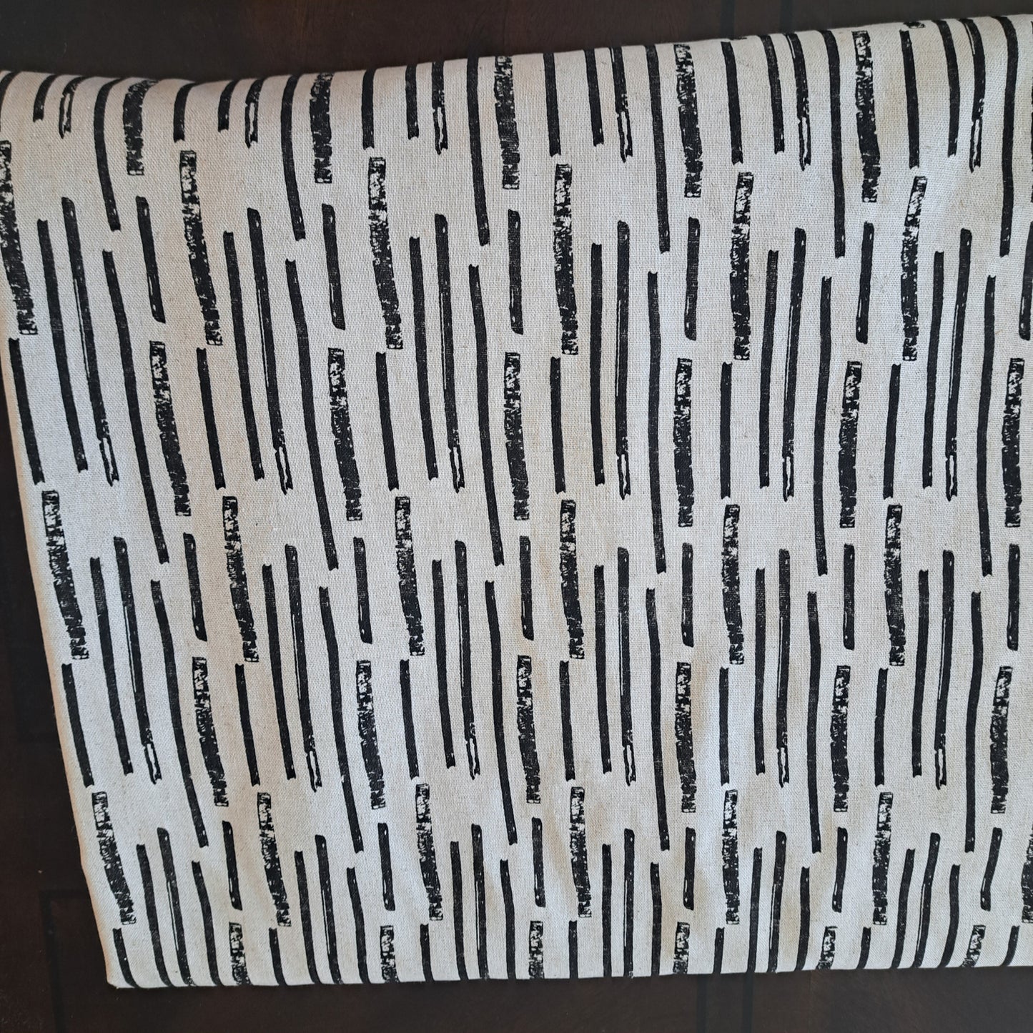 Stripes, Linen/cotton blend, SOLD BY HALF METERS