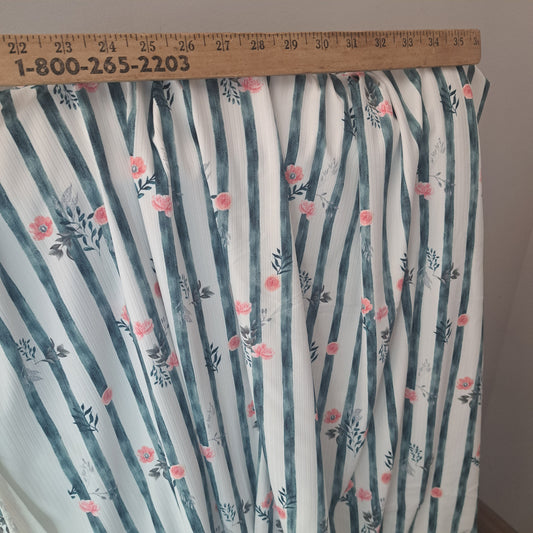 Unbrushed rib knit, SOLD BY HALF METERS