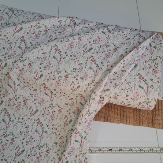 Valerie in white, SOLD BY HALF METERS