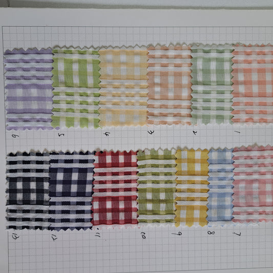 Gingham, 60%P, 38%R, 2%SP