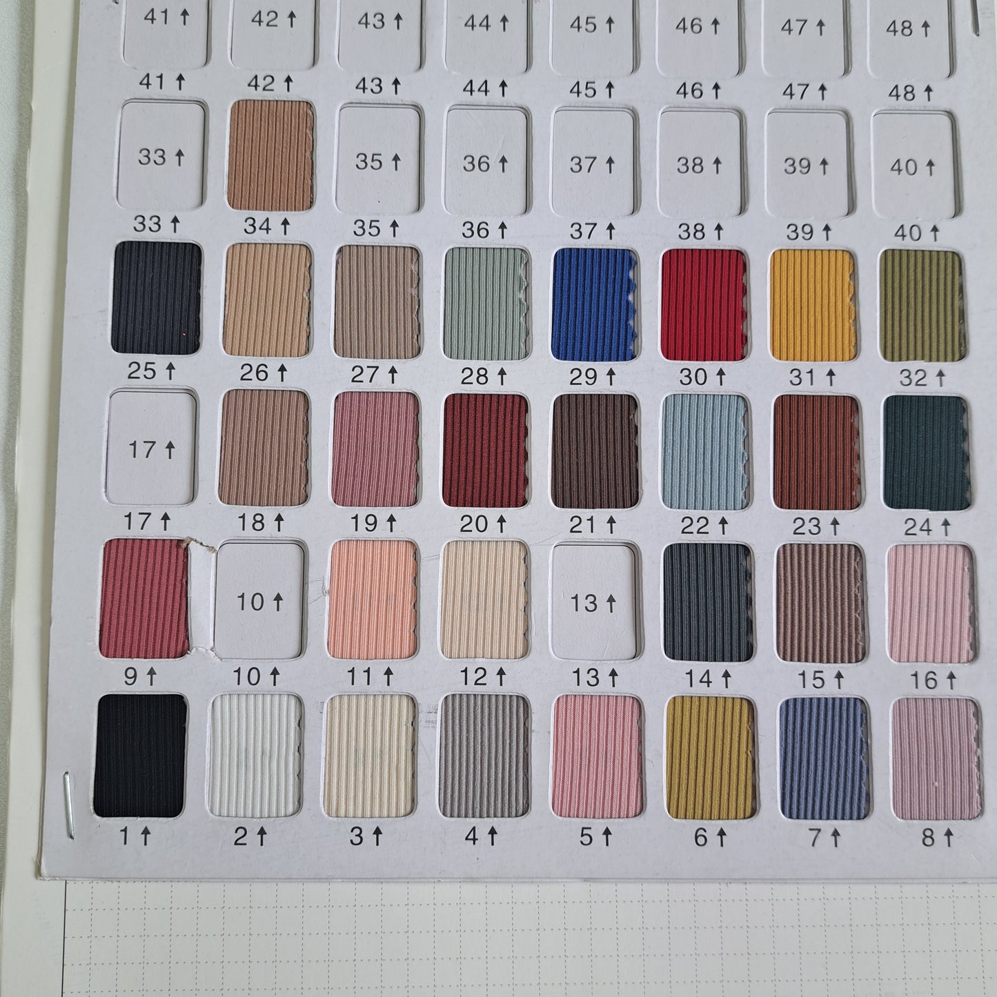 Narrow rib knit, 95%P, 5%SP