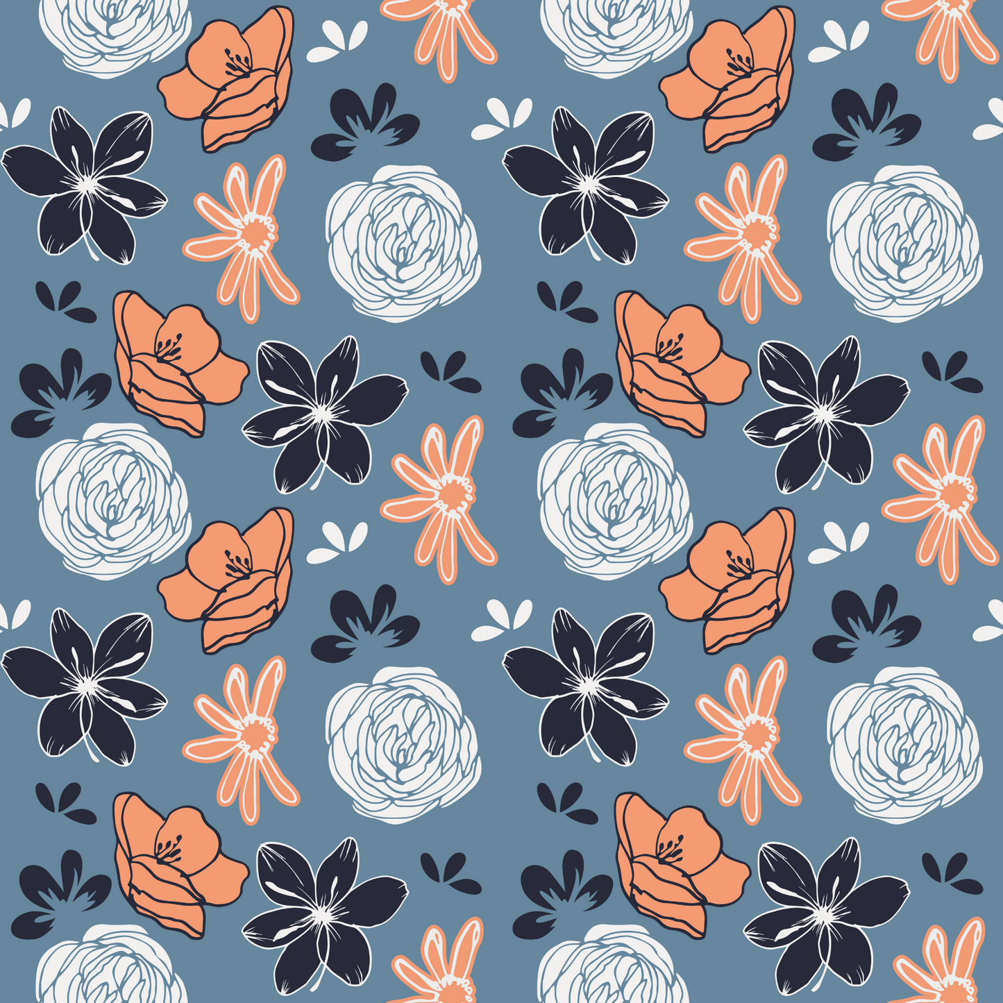 Desiree in blue,  SOLD BY HALF METERS