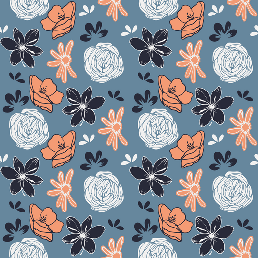 Desiree in blue,  SOLD BY HALF METERS