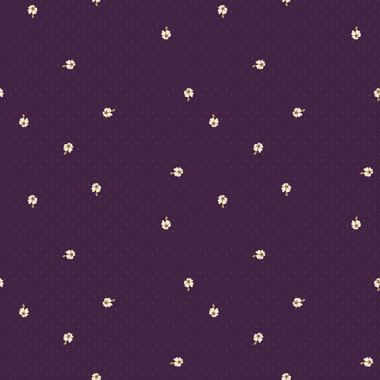 Destiny in Plum Purple, SOLD BY HALF METERS