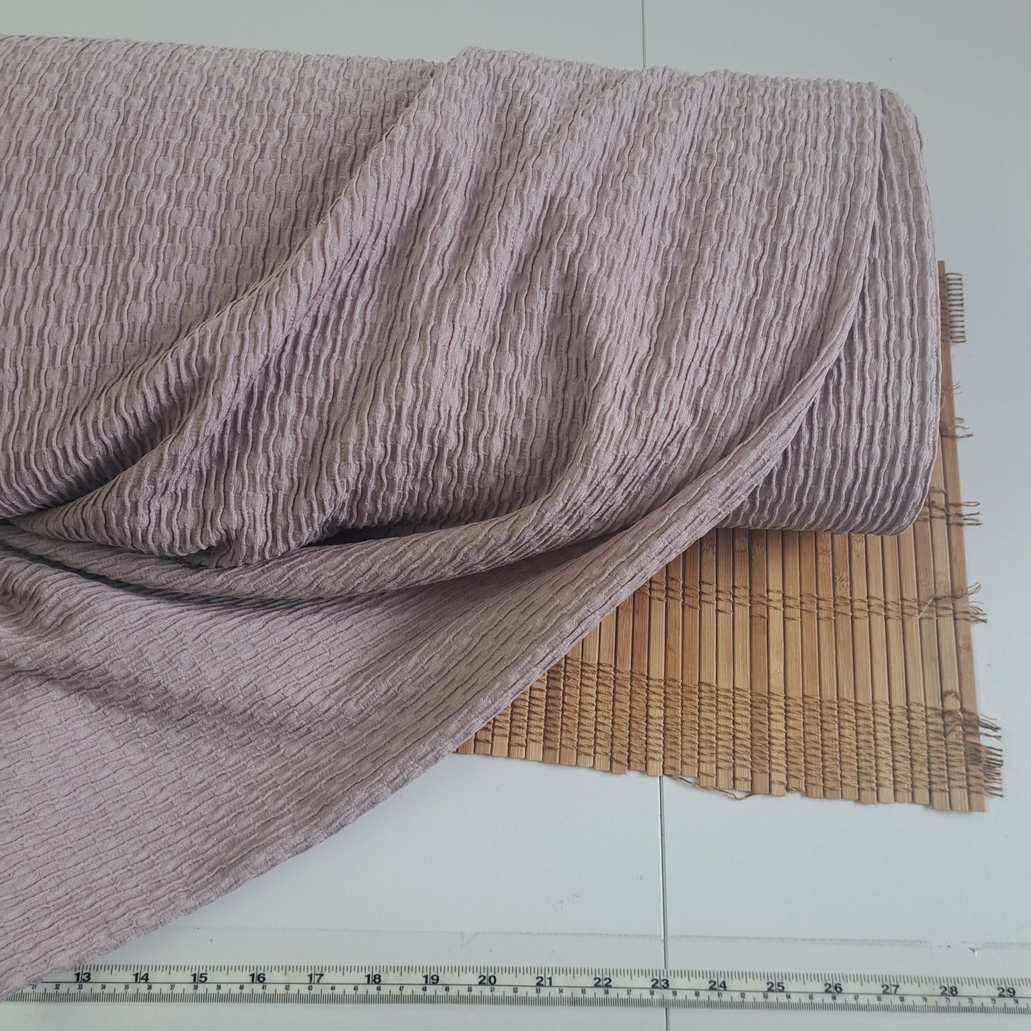 Lilac Textured knit, SOLD BY HALF METERS