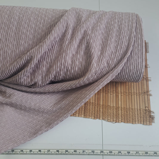 Lilac Textured knit, SOLD BY HALF METERS