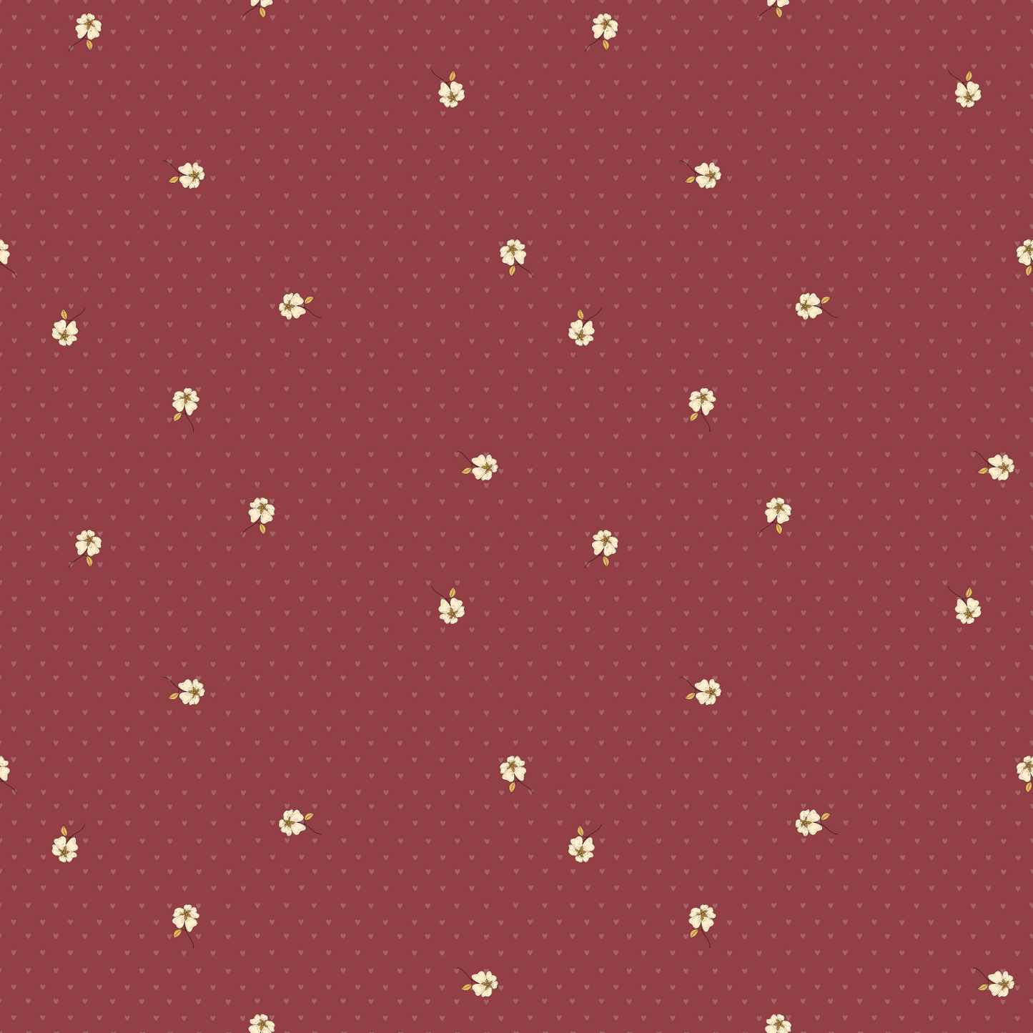 Destiny in Rustic Coral  SOLD BY HALF METERS