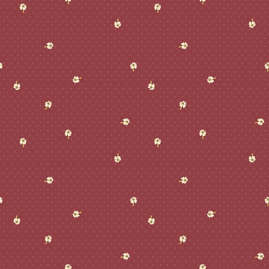 Destiny in Rustic Coral  SOLD BY HALF METERS