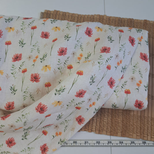 Stonewashed linen, SOLD BY HALF METERS