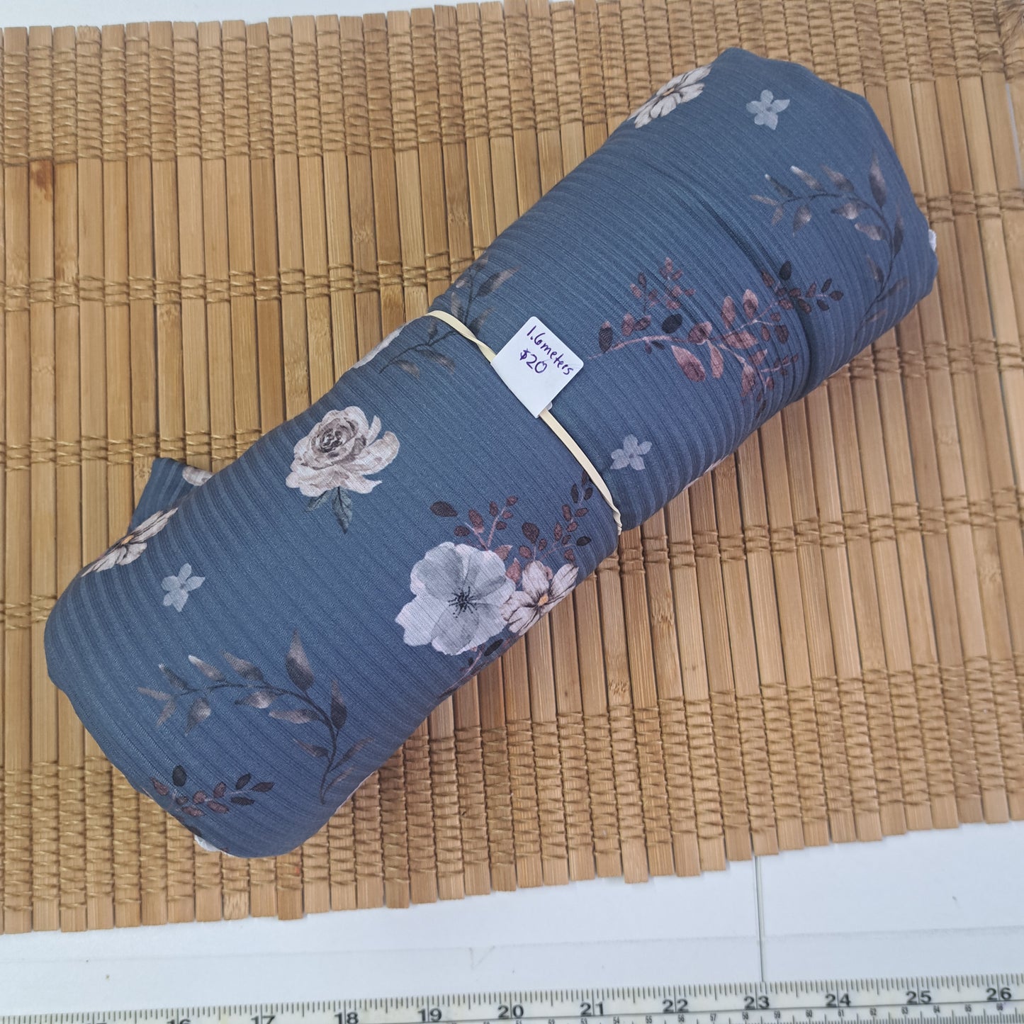 Brushed rib knit, 1.6 meters