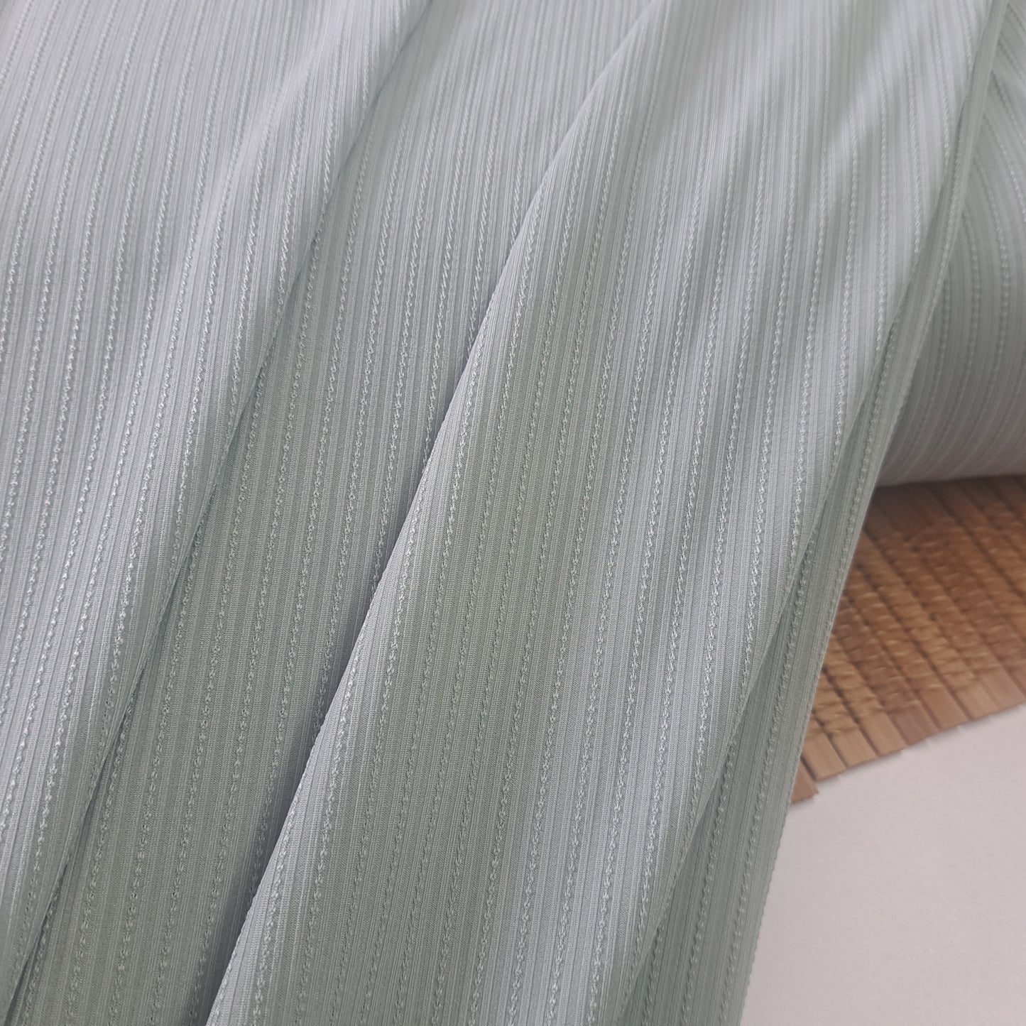 Soft Sage Textured Knit, SOLD BY HALF METERS