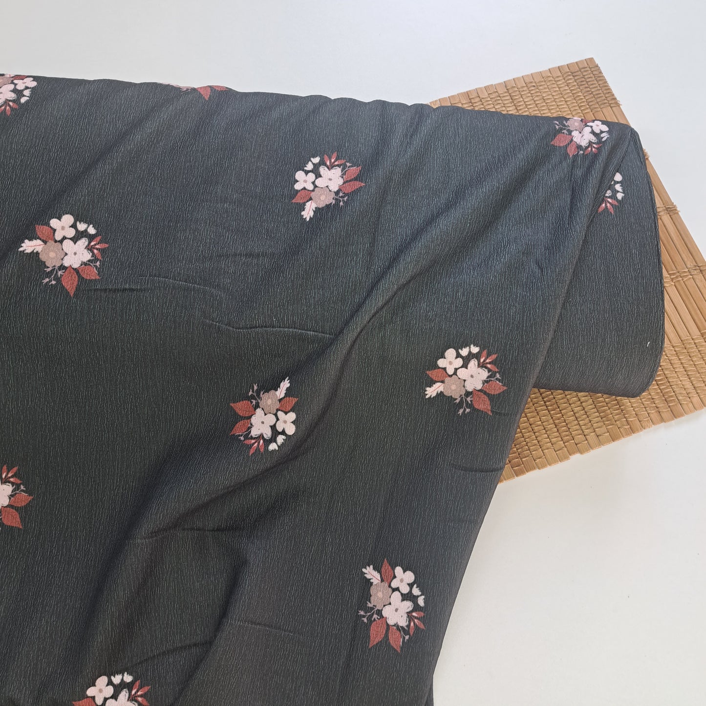 Vienna in grey/green, SOLD BY HALF METERS